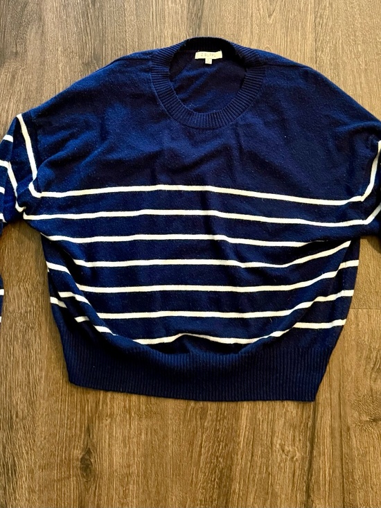 Z Supply Sweaters - Z Supply Women's Oceana Stripe Sweater - Blue/White - Size Large